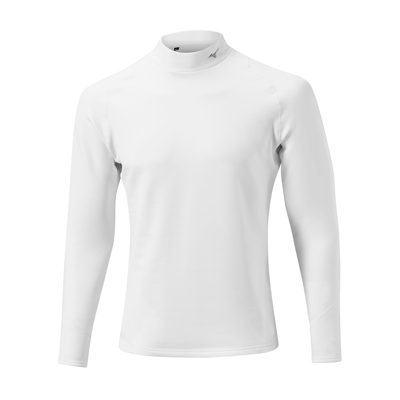 White Men\'s Mizuno Breath Thermo Biogear Base Layer Tops | XVJ341265