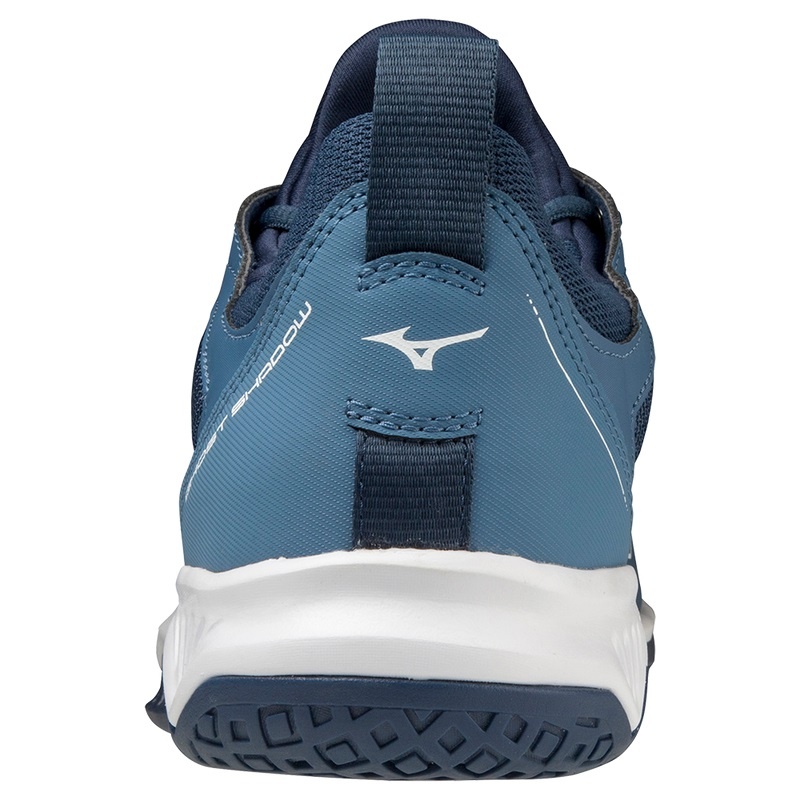 White Men's Mizuno Ghost Shadow Handball Shoes | BZT380491