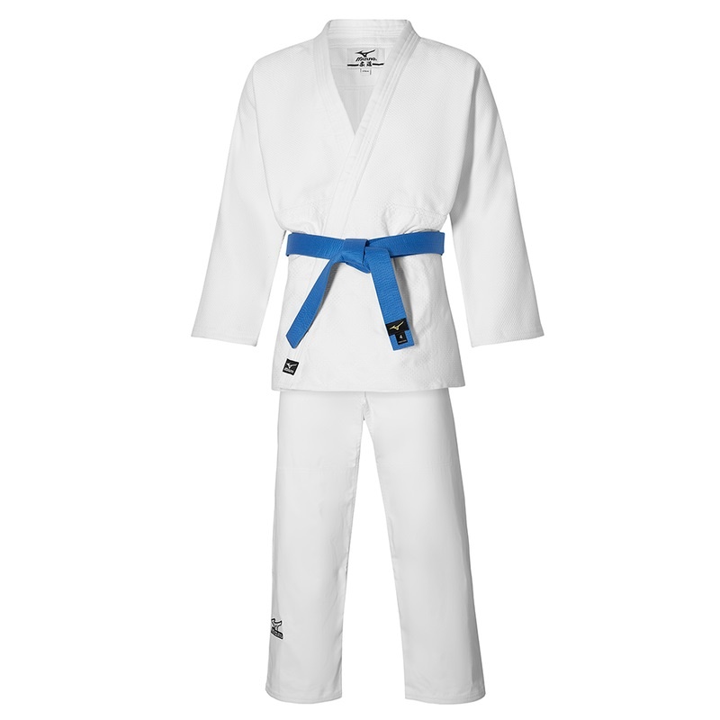 White Men\'s Mizuno Keiko 2 Ju-jitsu Gis | AQI824756