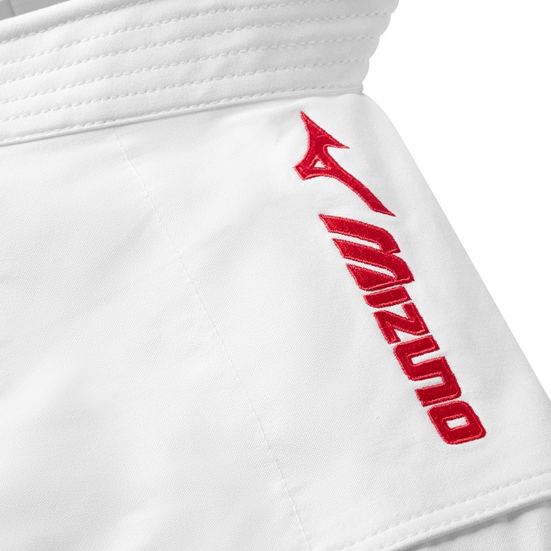 White Men's Mizuno Kime Embroidery Karategis | AXL970428