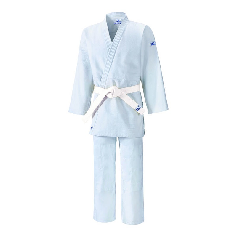 White Men\'s Mizuno Kodomo Belt Ju-jitsu Gis | HAQ589634