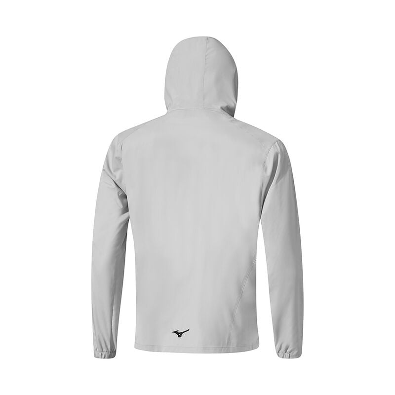 White Men's Mizuno MT Drizzle Hoodie | AYQ275039