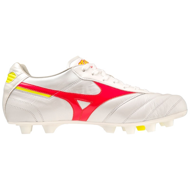 White Men's Mizuno Morelia II Elite Football Boots | BQS752863