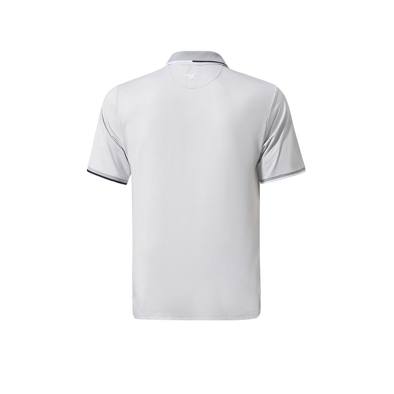 White Men's Mizuno QD Comp Plus Polo | BAS385629