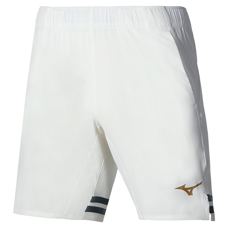 White Men\'s Mizuno Retro Shorts | VHB918670