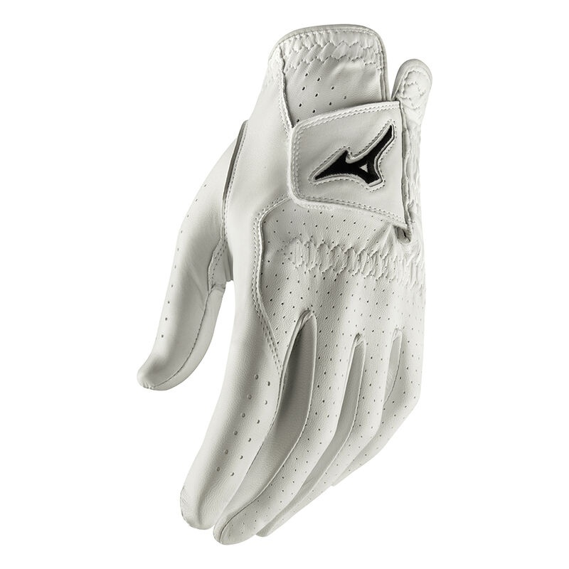 White Men\'s Mizuno Tour Glove Left Hand Gloves | KPX490132