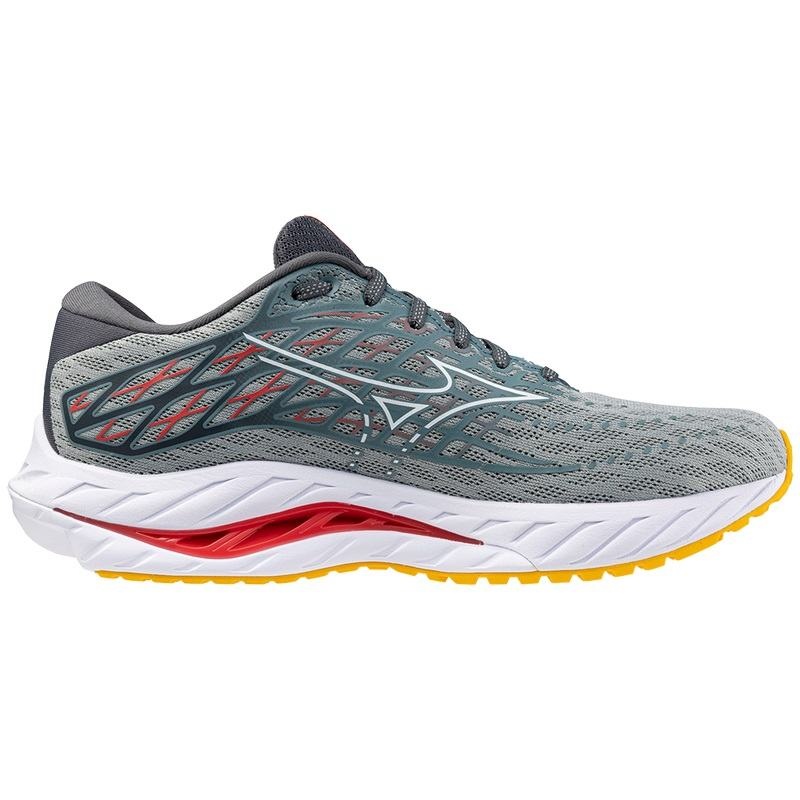 White Men's Mizuno Wave Inspire 20 Running Shoes | NAF582934