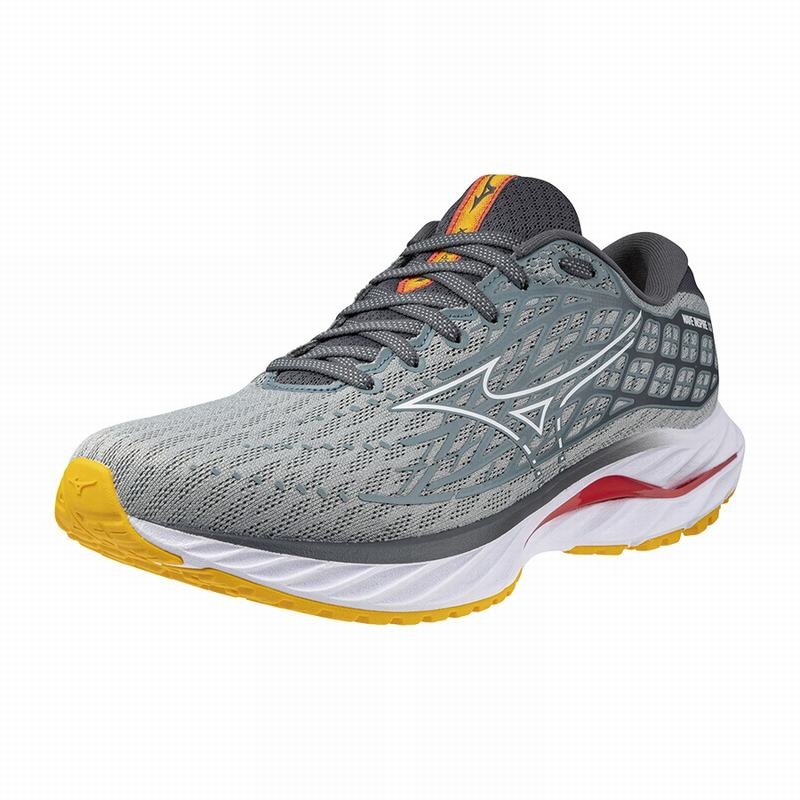 White Men's Mizuno Wave Inspire 20 Running Shoes | NAF582934