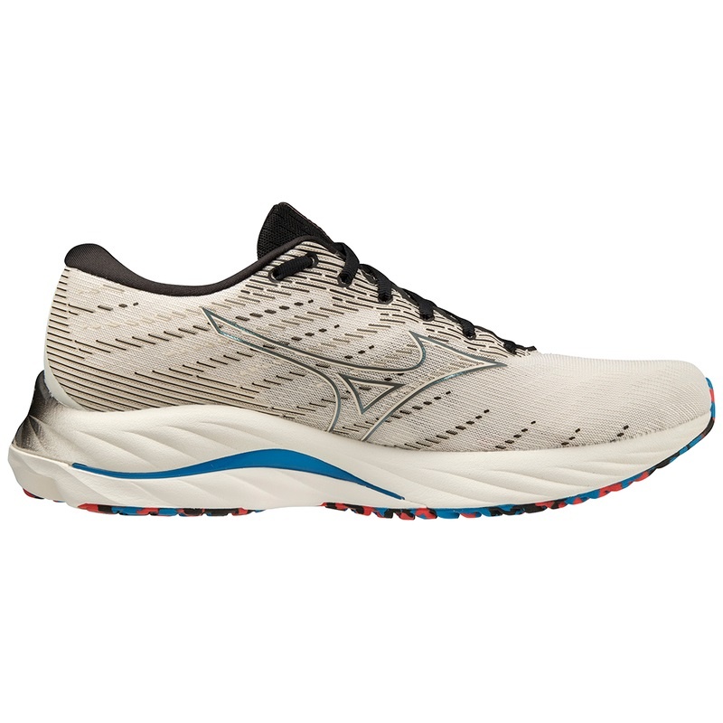 White Men's Mizuno Wave Rider 26 Running Shoes | CLW720965