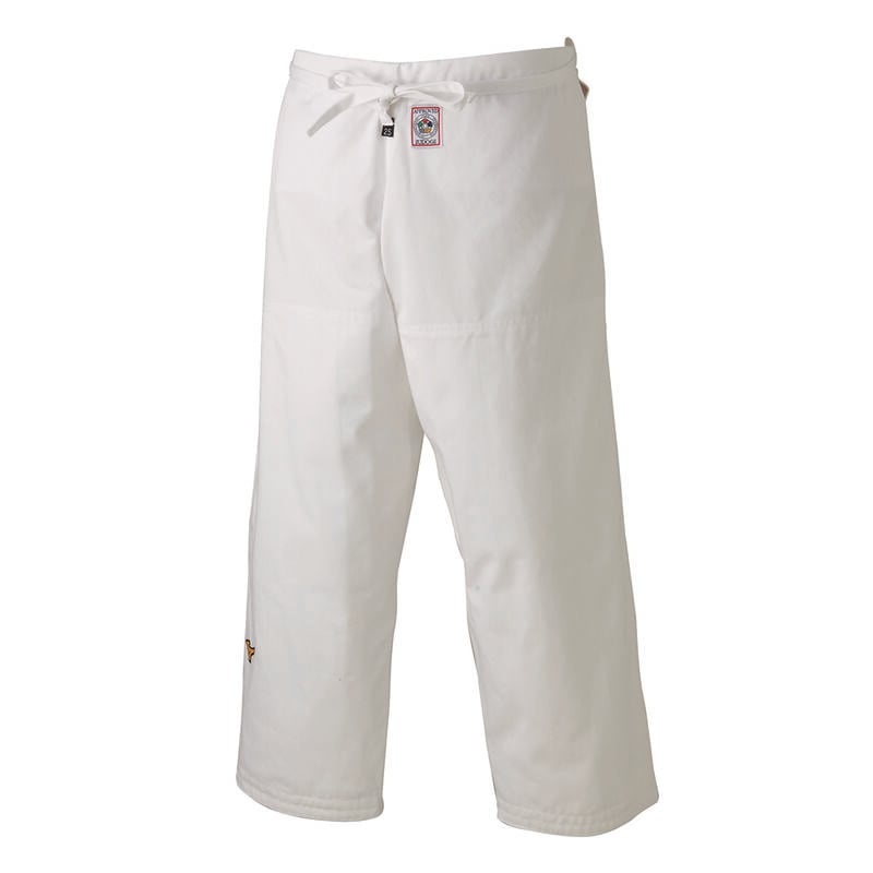 White Men\'s Mizuno Yusho Best IJF Pants Ju-jitsu Gis | VIK842053