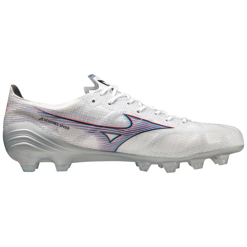 White Red Men's Mizuno Alpha Elite Football Boots | EPJ076195