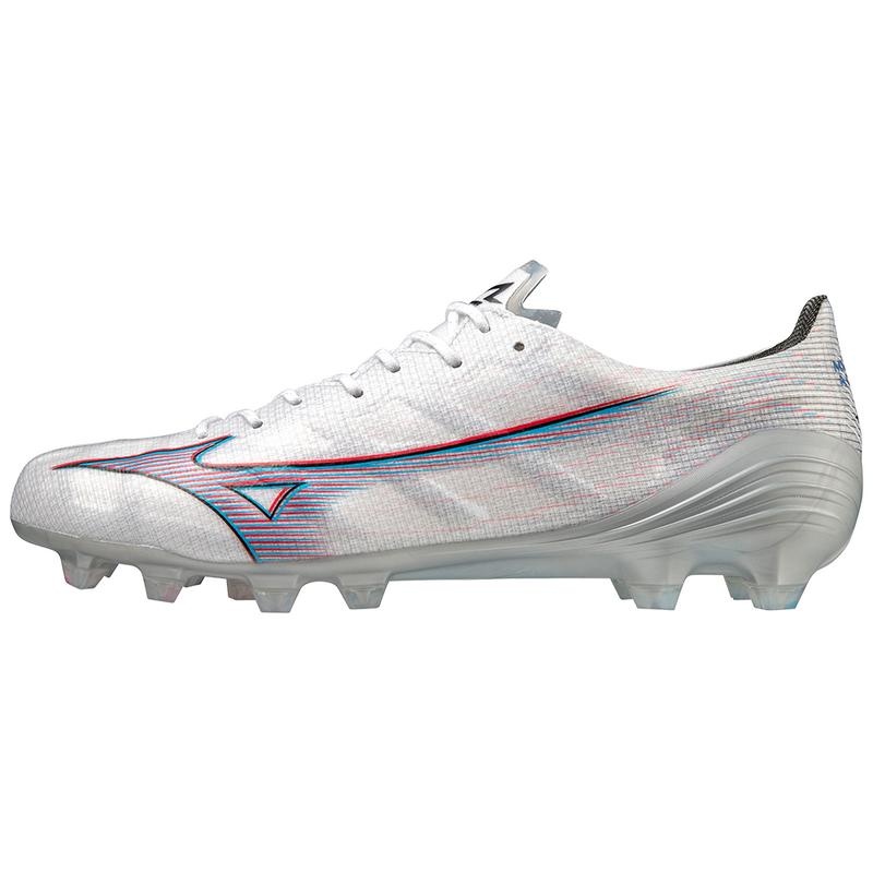 White Red Men\'s Mizuno Alpha Elite Football Boots | EPJ076195