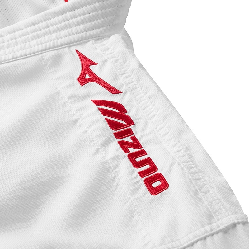 White Red Men's Mizuno Toshi Embroidery Karategis | ONI758916