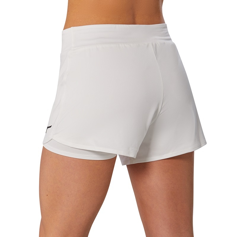 White Women's Mizuno Flex Shorts | REK560714