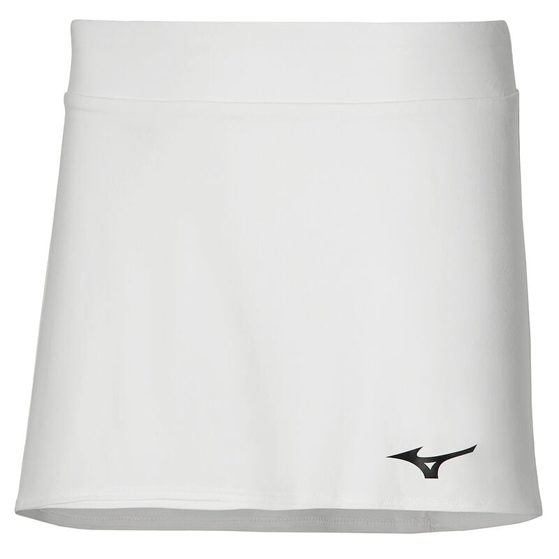 White Women\'s Mizuno Flex Skort Skirts | MSZ307495