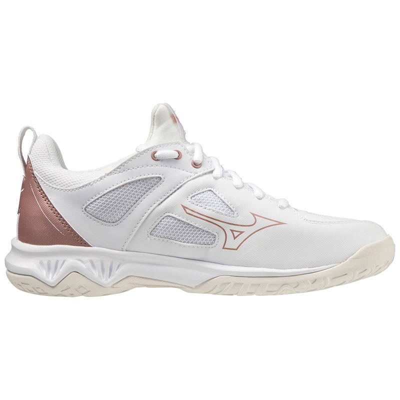 White Women's Mizuno Ghost Shadow Handball Shoes | MJP205934