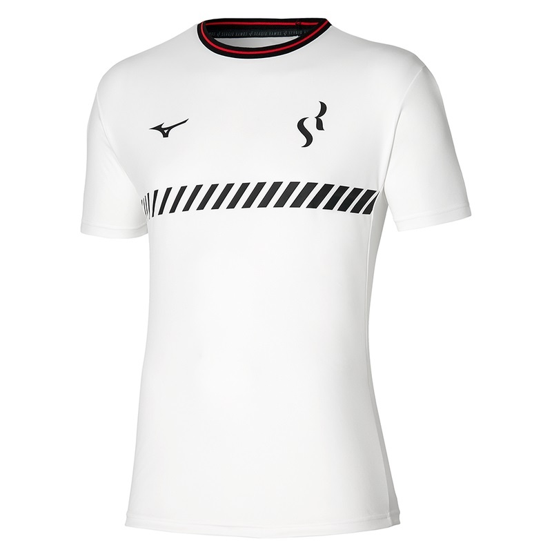 White Women\'s Mizuno Sergio Ramos Training Tee T Shirts | CGI075236