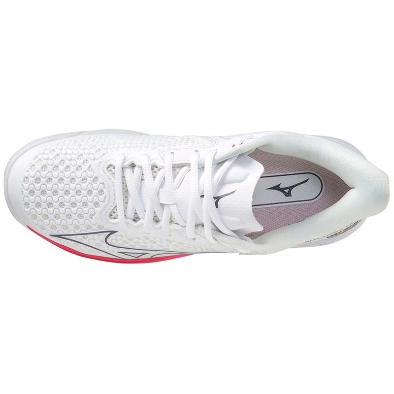 White Women's Mizuno Wave Exceed Tour 5 CC Tennis Shoes | URX187359