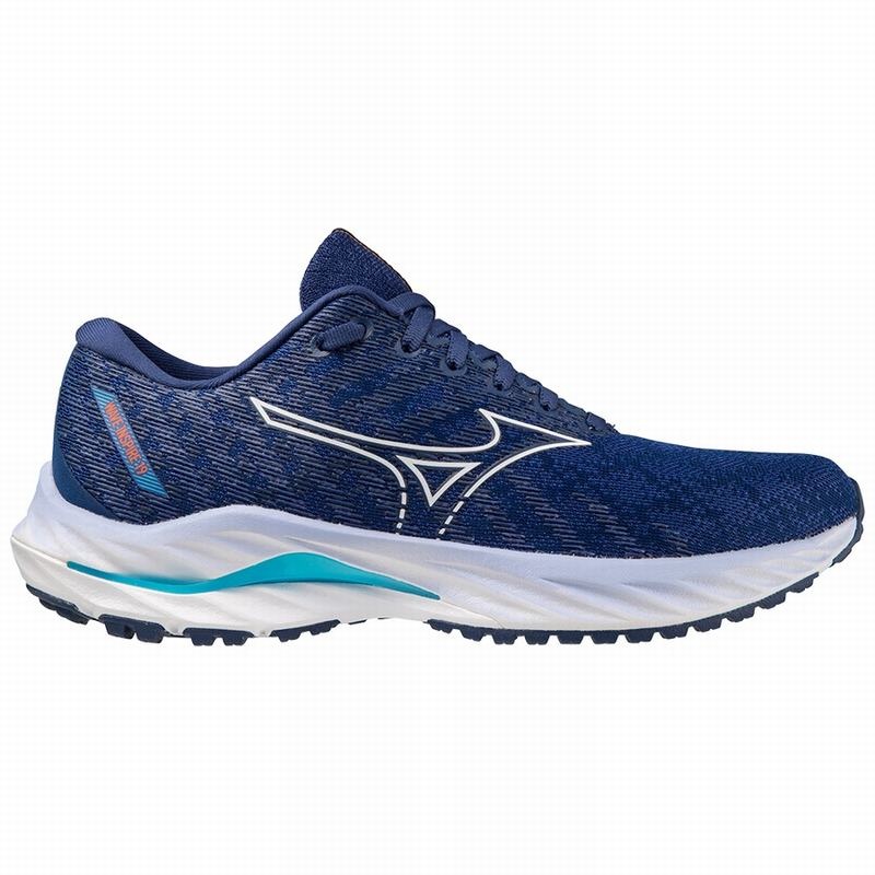 White Women's Mizuno Wave Inspire 19 Running Shoes | OKZ102954