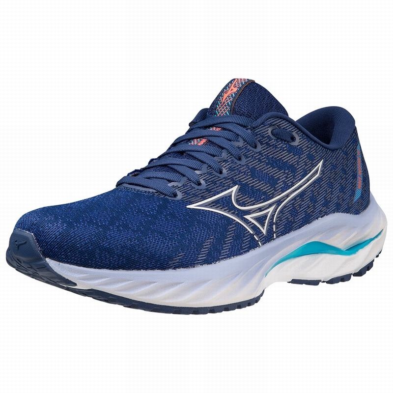 White Women's Mizuno Wave Inspire 19 Running Shoes | OKZ102954