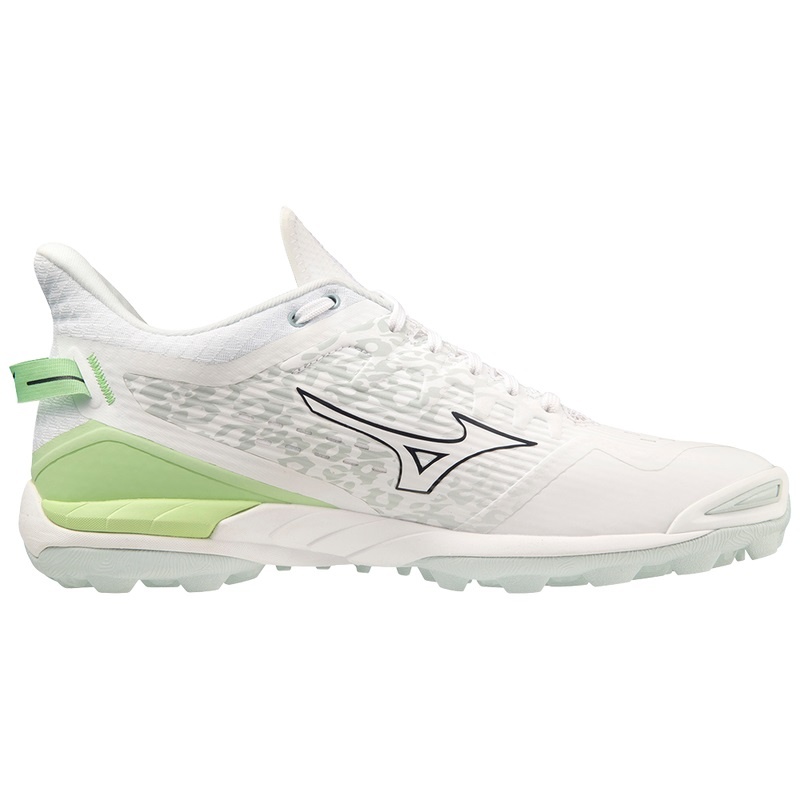 White Women's Mizuno Wave Leopardus Hockey Shoes | VLQ490632