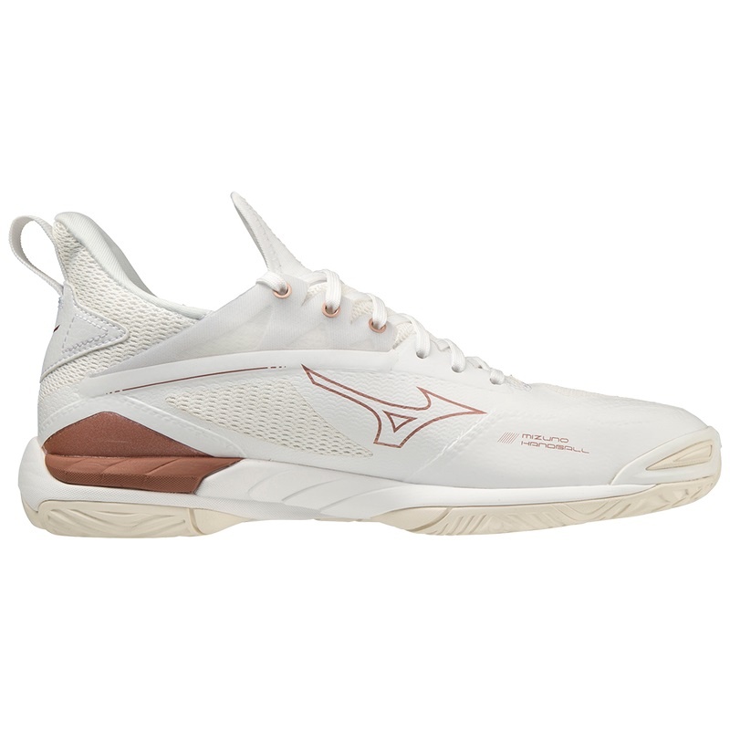 White Women's Mizuno Wave Mirage 4 Handball Shoes | LRG857310