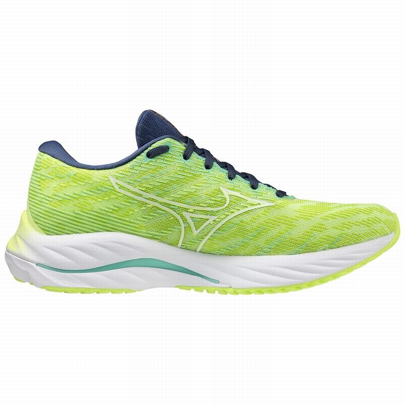 White Women's Mizuno Wave Rider 26 Running Shoes | HDU079851