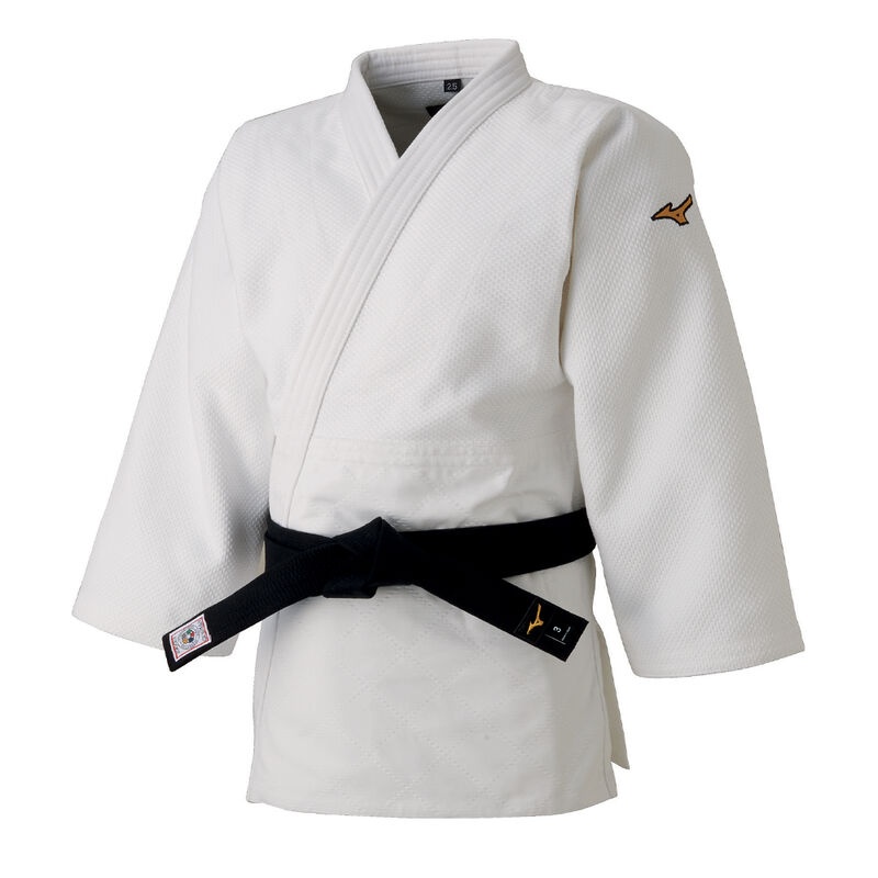 White Women\'s Mizuno Yusho Best IJF Jacket Ju-jitsu Gis | GWF059768