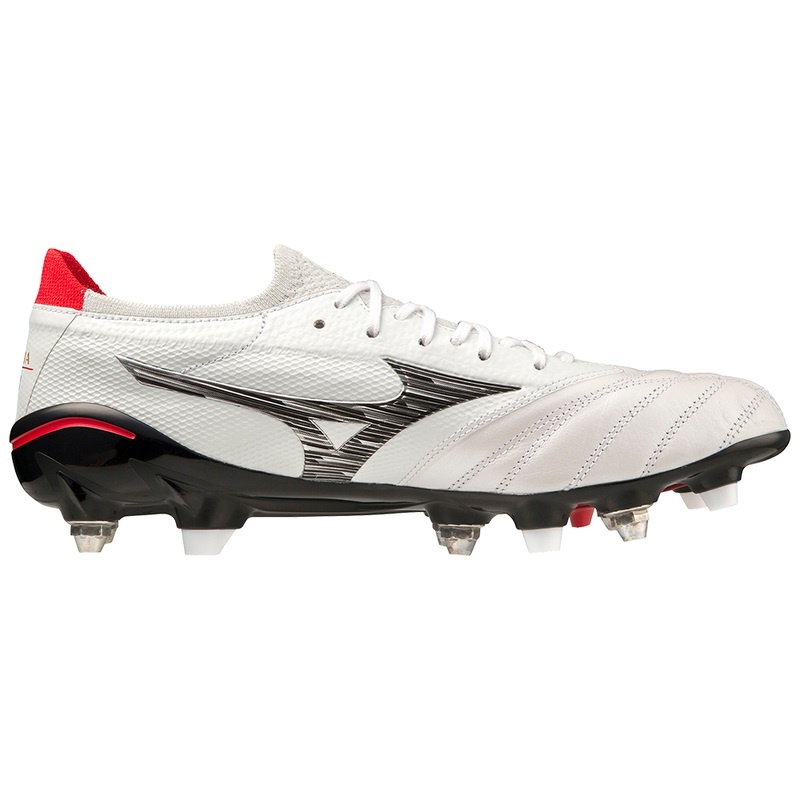 White / Black Men's Mizuno Morelia Neo IV Beta Football Boots | RNB354092