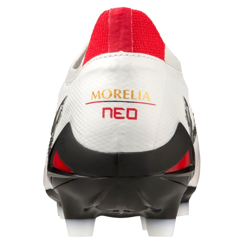 White / Black Men's Mizuno Morelia Neo IV Beta Japan Football Boots | AWM018746