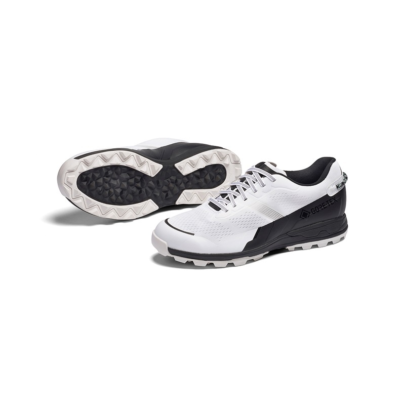 White / Black Men's Mizuno Mzen Golf Shoes | BEQ164837