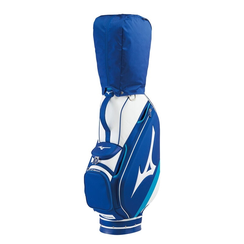 White / Blue Men's Mizuno Tour Cart FY22 Bags | BMU329107