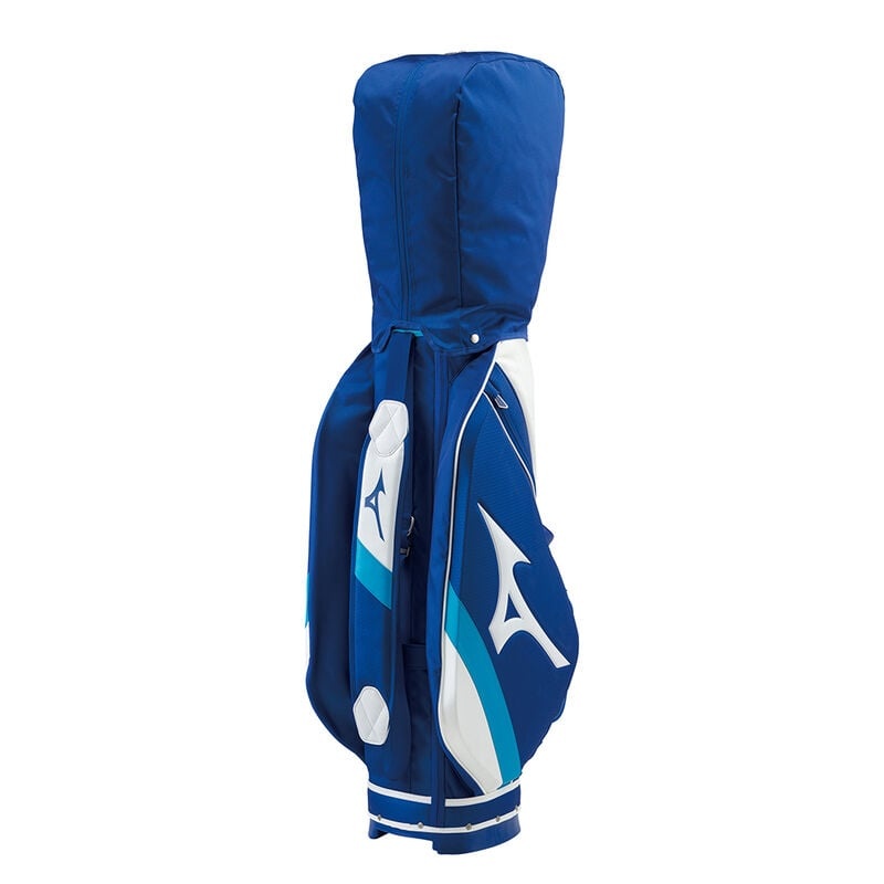 White / Blue Men's Mizuno Tour Cart FY22 Bags | BMU329107