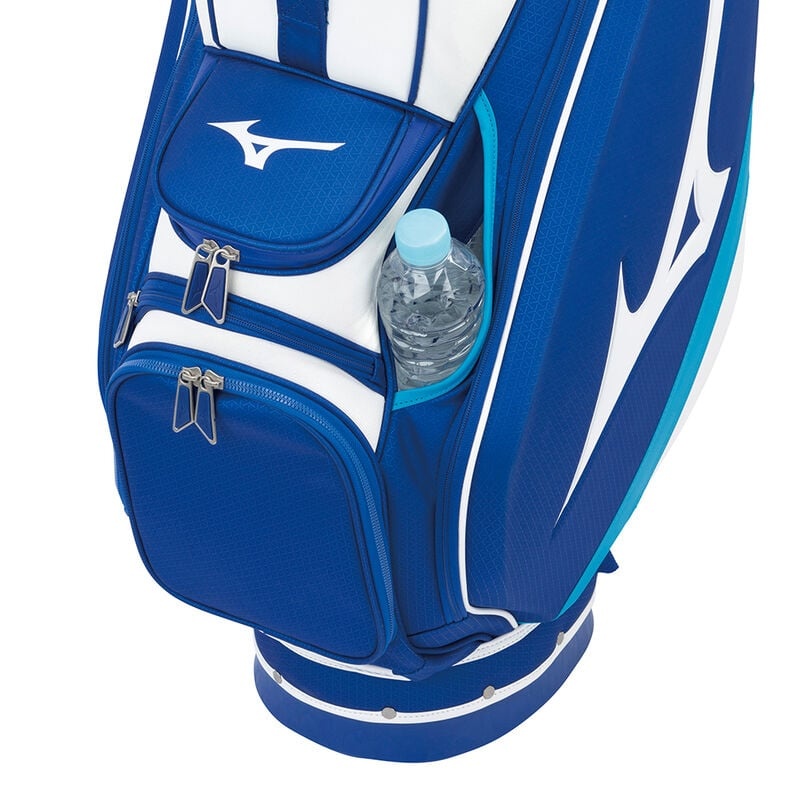 White / Blue Men's Mizuno Tour Cart FY22 Bags | BMU329107