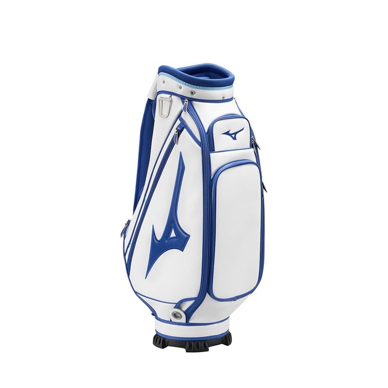 White / Blue Men's Mizuno Tour Staff Mid FY22 Bags | ZYR839241