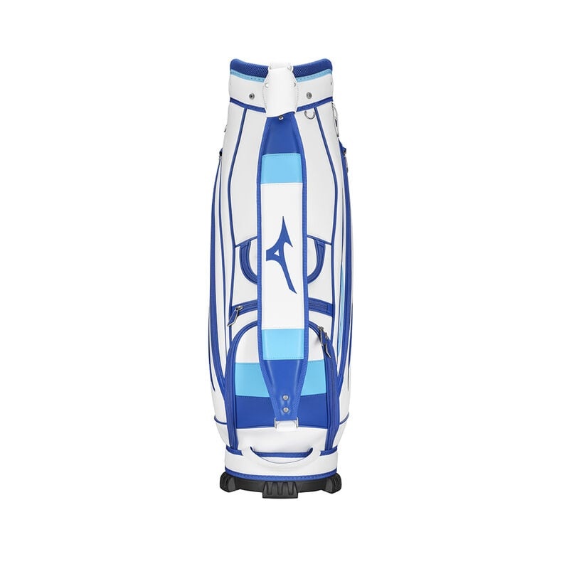 White / Blue Men's Mizuno Tour Staff Mid FY22 Bags | ZYR839241