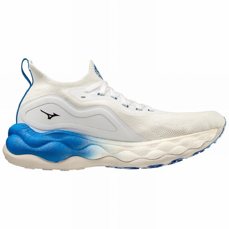 White / Blue Men's Mizuno Wave Neo Ultra Running Shoes | PVF697542