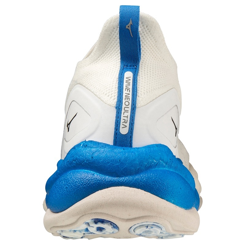 White / Blue Men's Mizuno Wave Neo Ultra Running Shoes | PVF697542