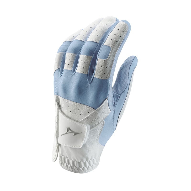 White / Blue Women\'s Mizuno Stretch Glove Ladies Left Hand Gloves | LJV390625