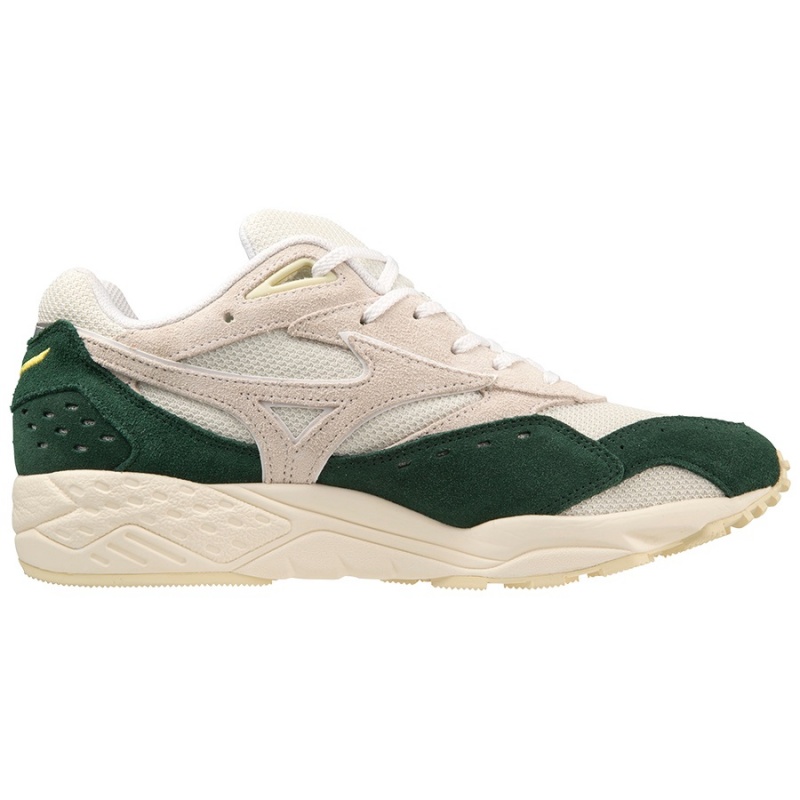 White / Green Men's Mizuno Contender S Sneakers | TQL234106