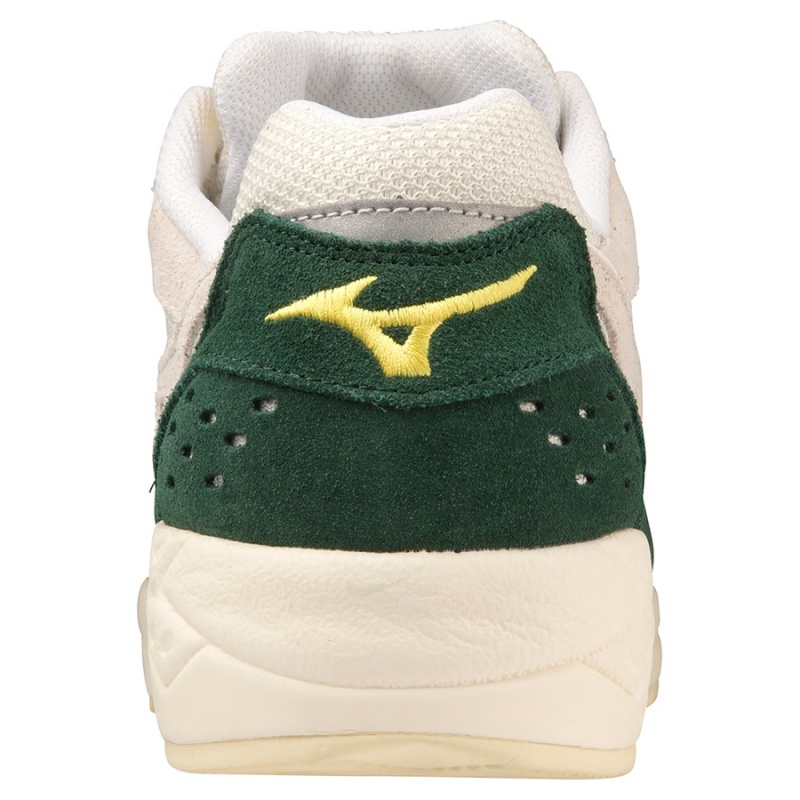 White / Green Men's Mizuno Contender S Sneakers | TQL234106