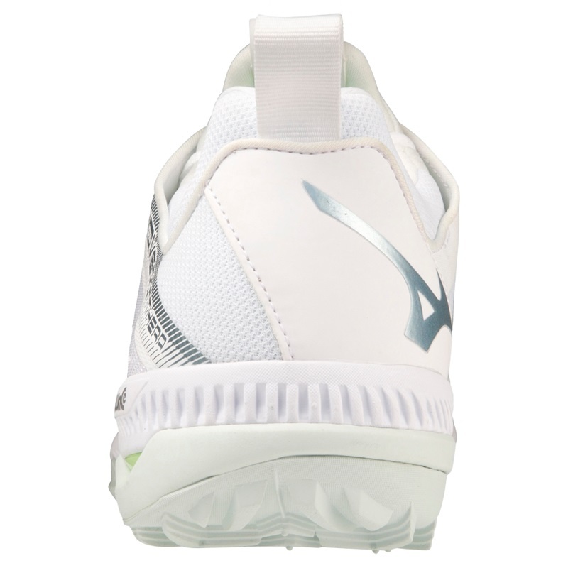 White / Green Men's Mizuno Wave Panthera Hockey Shoes | VXB734586