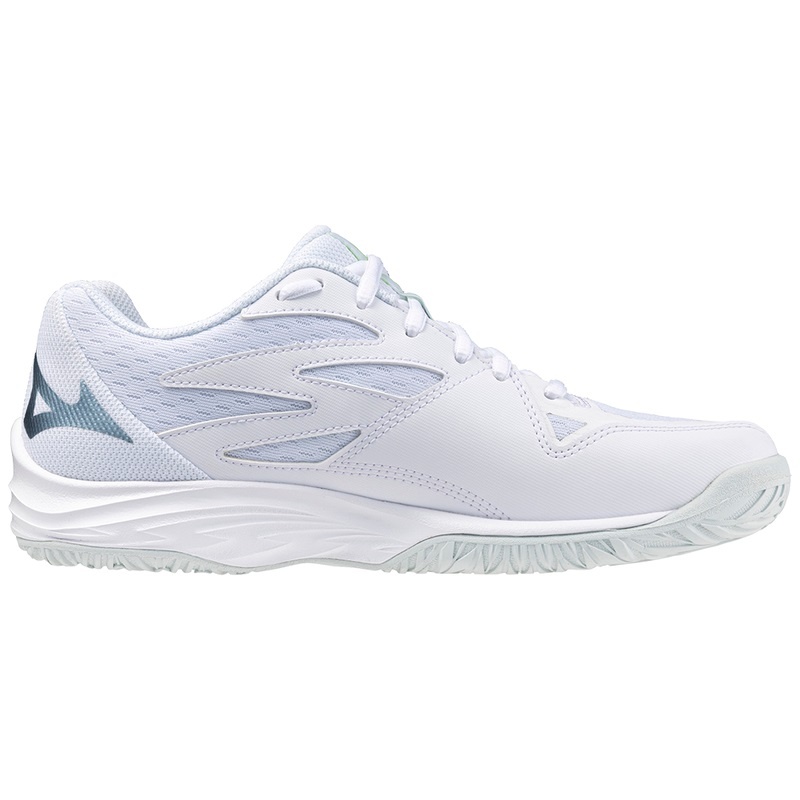 White / Green Women's Mizuno Thunder Blade Z Volleyball Shoes | SZV698520