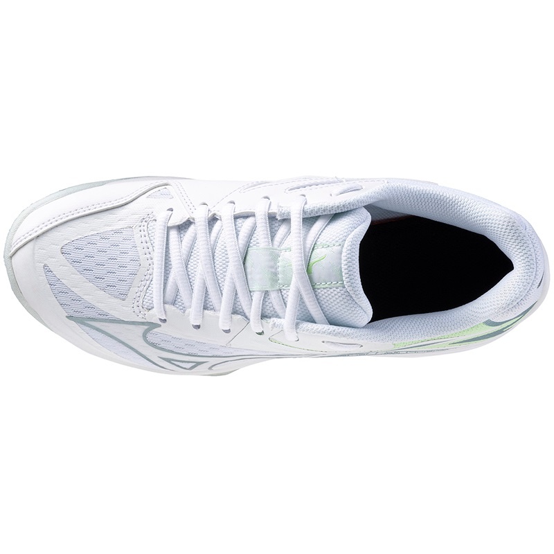 White / Green Women's Mizuno Thunder Blade Z Volleyball Shoes | SZV698520