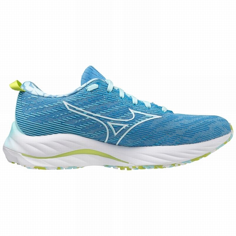 White / Green Women's Mizuno Wave Rider 26 Roxy Running Shoes | OGF619024