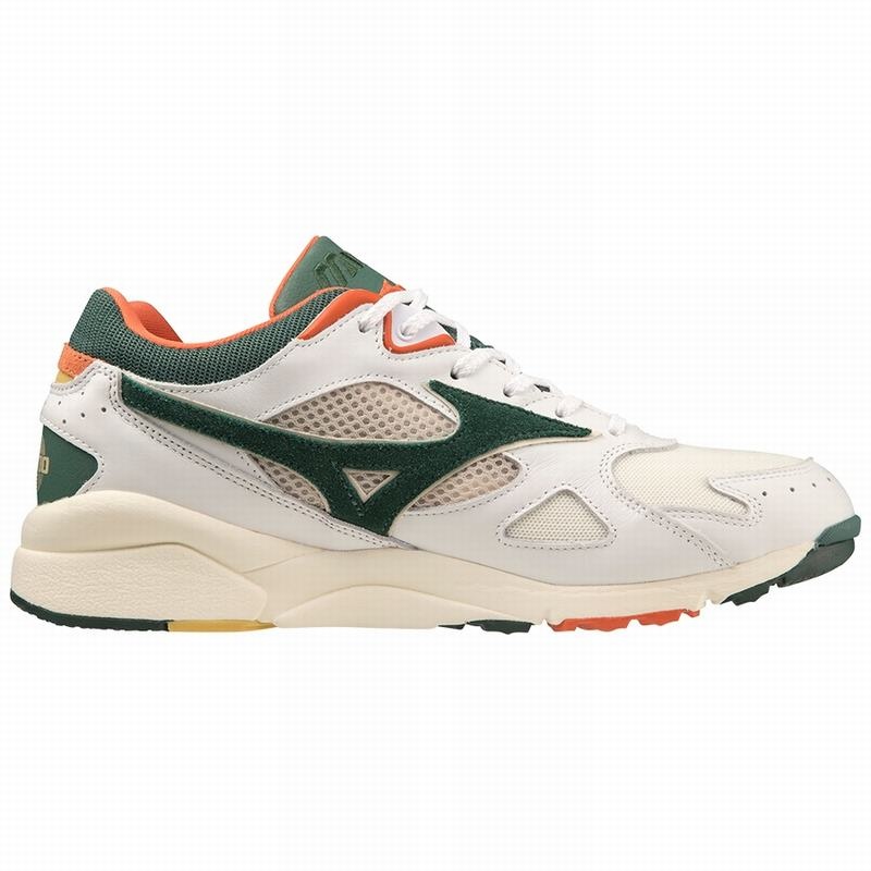 White / Green / Orange Women's Mizuno Sky Medal Sneakers | FGW609824