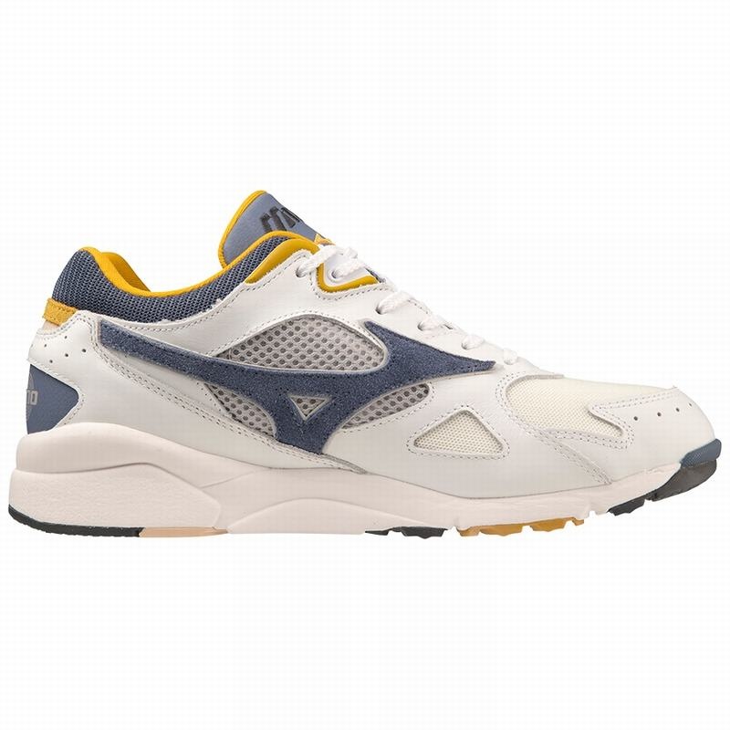 White / Indigo Men's Mizuno Sky Medal Sneakers | LGO675084