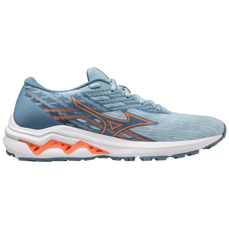 White / Light Orange Women's Mizuno Wave Equate 7 Running Shoes | OTS127480