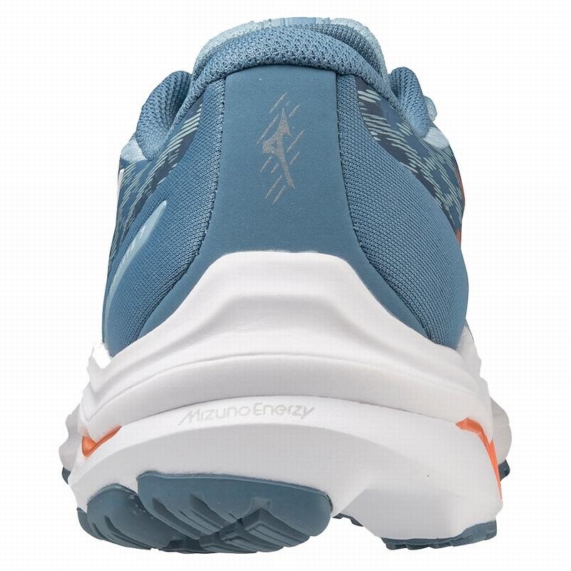 White / Light Orange Women's Mizuno Wave Equate 7 Running Shoes | OTS127480