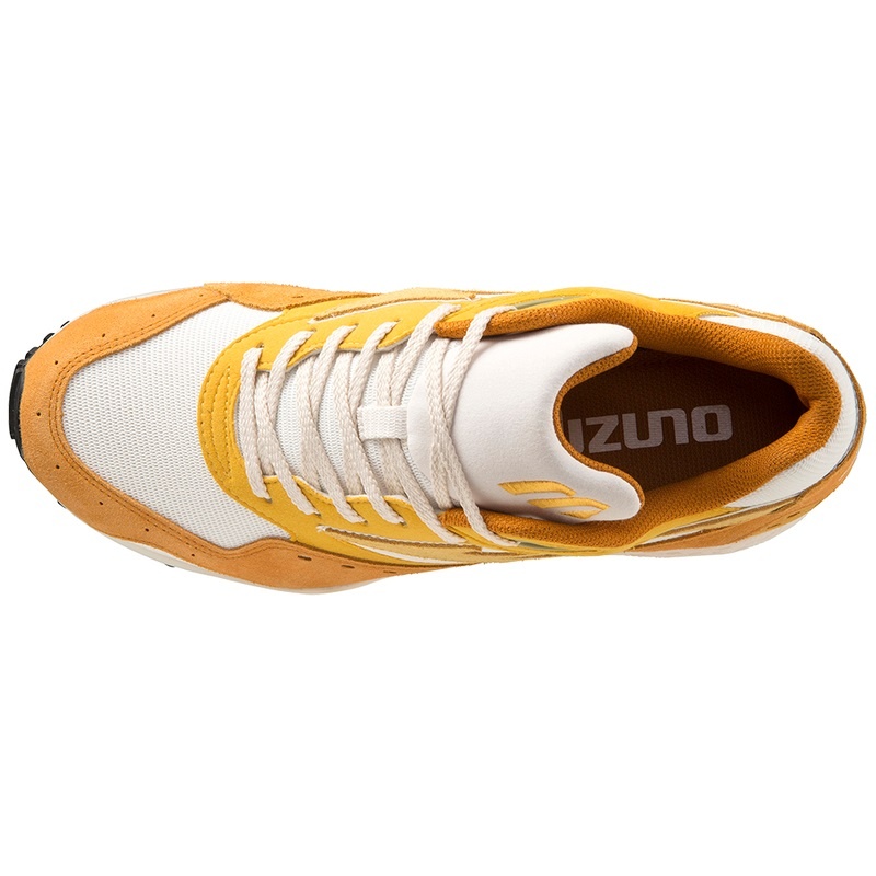 White / Orange Men's Mizuno Contender S Sneakers | DUI970184